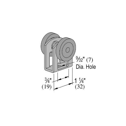 Trolley Assembly - Wheel - Cable and Pipe Supports Australia